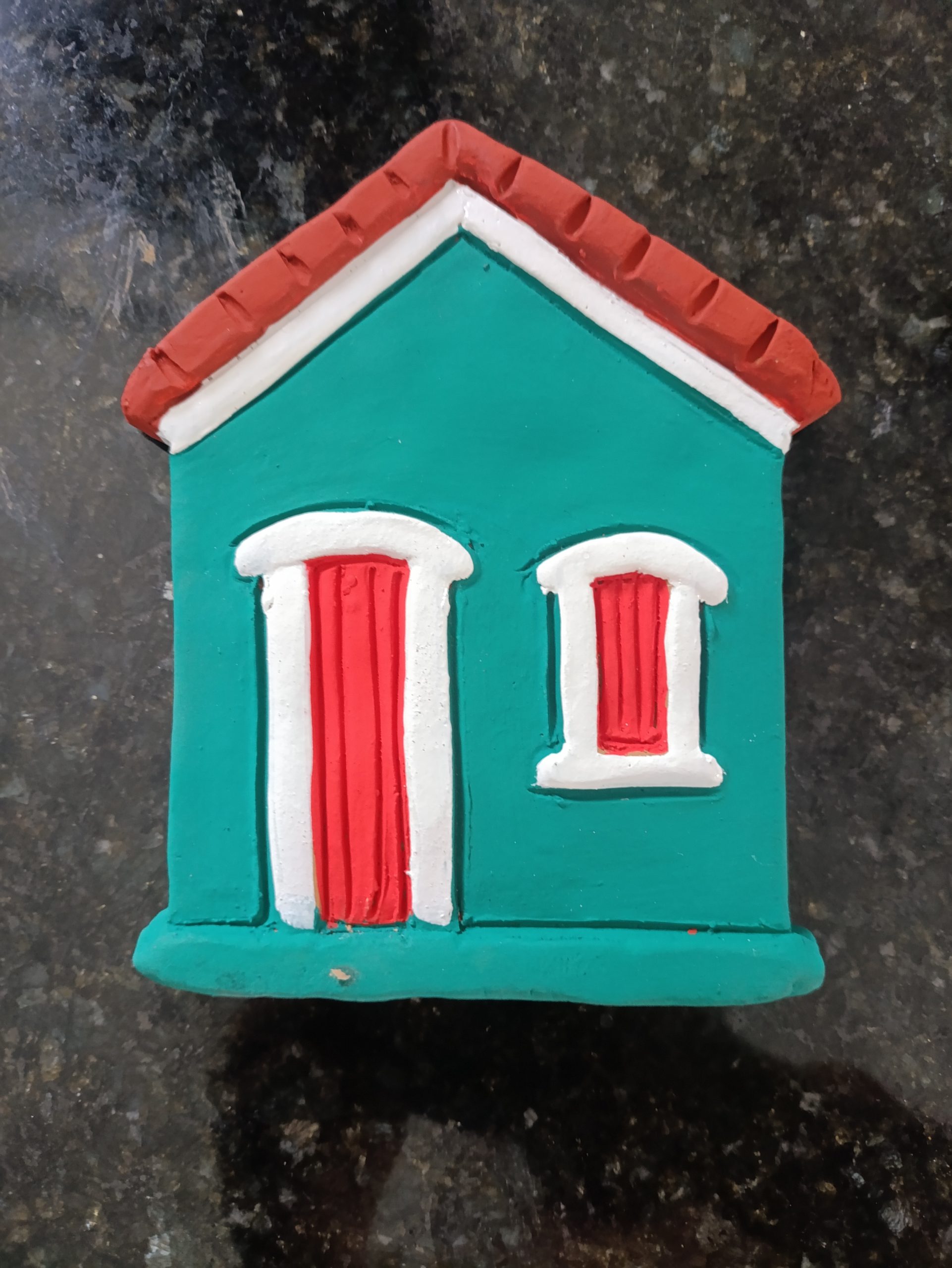 Casinhas de barro finamente decoradas - Imagem 6